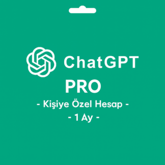 ChatGPT Pro Kişiye Özel Hesap 1 Ay