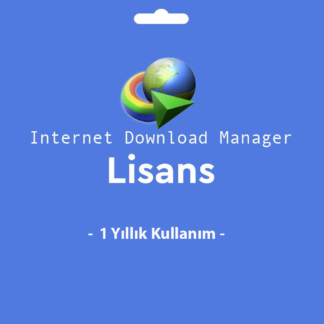 Internet Download Manager Key Lisans Anahtarı 1 Yıl