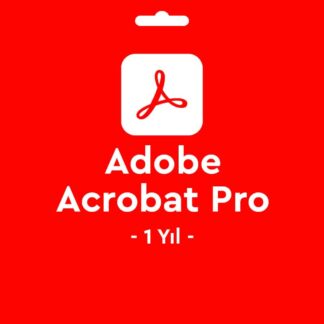 Adobe Acrobat Pro Lisans Anahtarı 1 Yıl