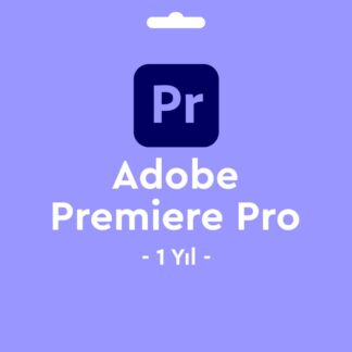 Adobe Premiere Pro Lisans Anahtarı 1 Yıl