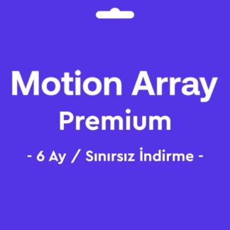 Motion Array Hesap 6 Ay