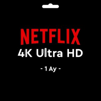 Netflix 4K Ultra HD Premium Hesap 1 Ay