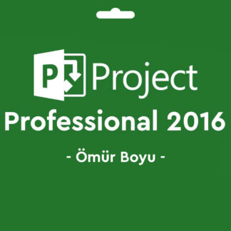 Microsoft Project Professional 2016 Key Lisans Anahtarı Ömür Boyu