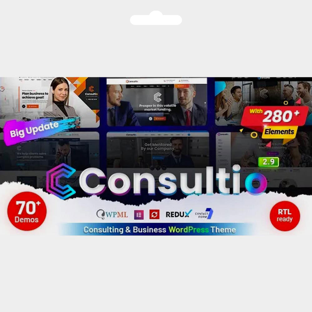 Consultio Premium WordPress Kurumsal Tema
