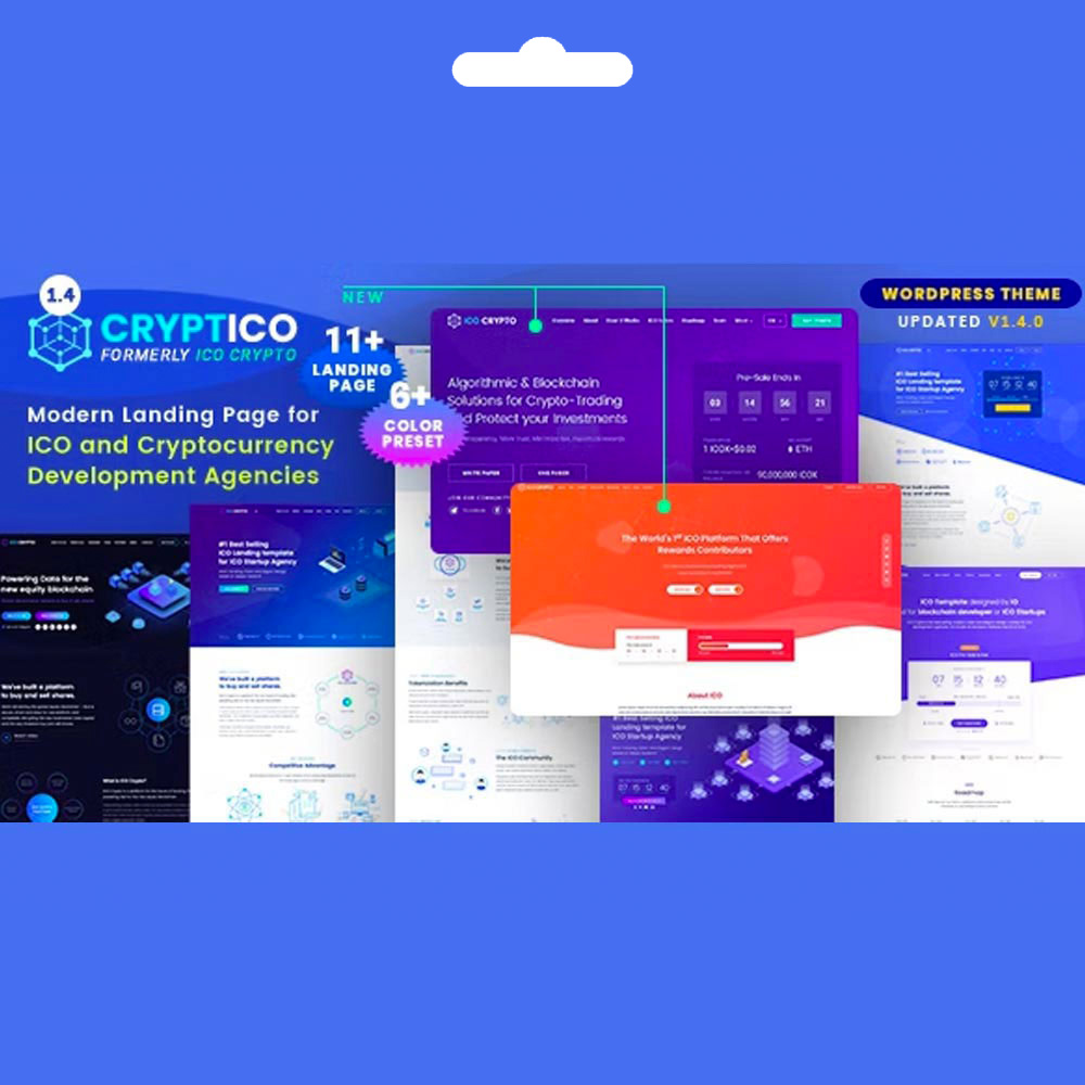 Cryptico Premium WordPress Finans Teması