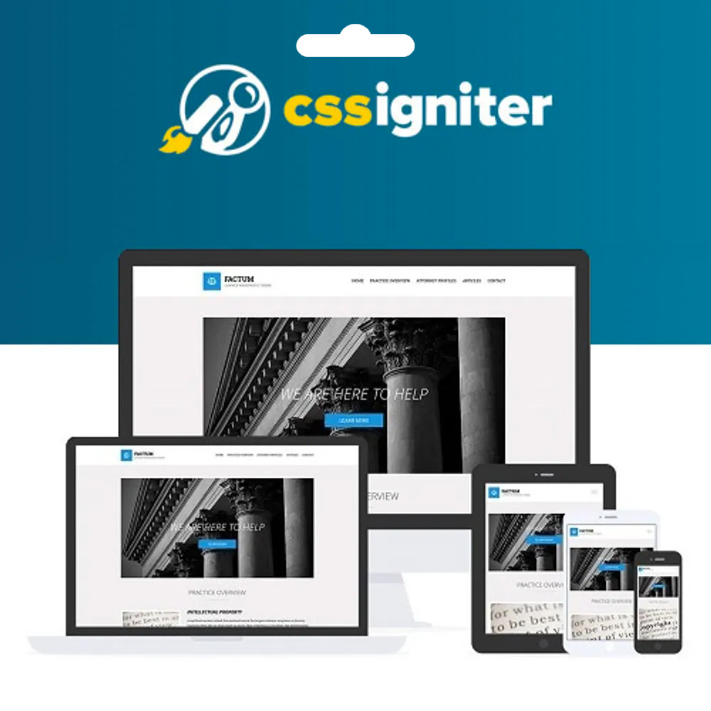 CSSIgniter Factum WordPress Avukat Teması