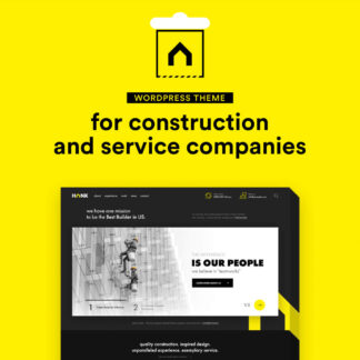 Hank Construction Premium WordPress İnşaat Teması
