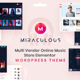 Miraculous WordPress Müzik Teması