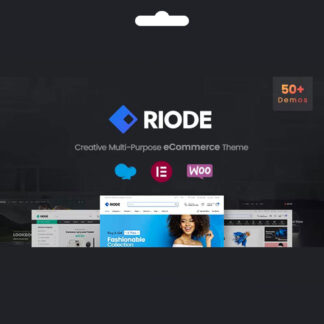 WooCommerce Riode WordPress E-Ticaret Teması